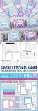 DIY Sunday Lesson Kit #9 {Blank Editable Template} PRINTABLE-My Computer is My Canvas