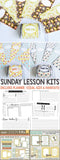 DIY Sunday Lesson Kit BUNDLE D (Kits 10, 11 & 12} PRINTABLE-My Computer is My Canvas