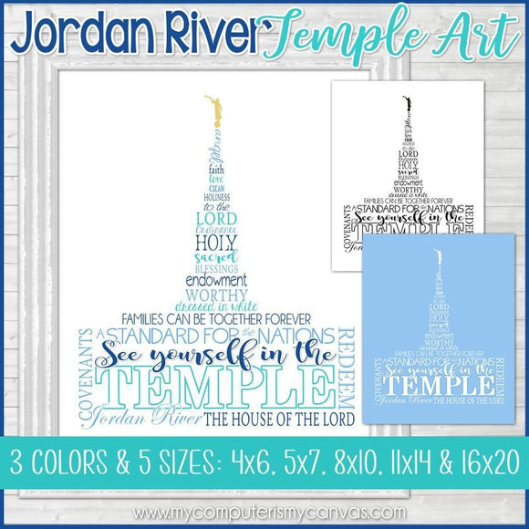 Temple Subway Art {Jordan River} PRINTABLE-My Computer is My Canvas