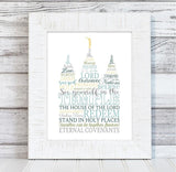 Temple Subway Art PRINTABLE