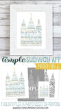 Temple Subway Art PRINTABLE