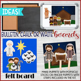 The Birth of Jesus Christ Story Board & Activity Kit {PRINTABLE}