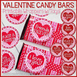 Valentine Candy Bar Wrapper PRINTABLE-My Computer is My Canvas