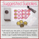 Valentine Cuties Bottle Cap PRINTABLE-My Computer is My Canvas