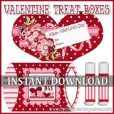 Valentine's Day Treat Boxes PRINTABLE-My Computer is My Canvas