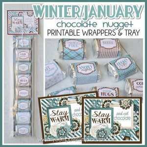 Winter Nugget Wrappers PRINTABLE-My Computer is My Canvas