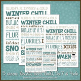 Winter or January Subway Art PRINTABLE-My Computer is My Canvas