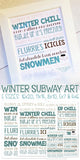 Winter or January Subway Art PRINTABLE-My Computer is My Canvas